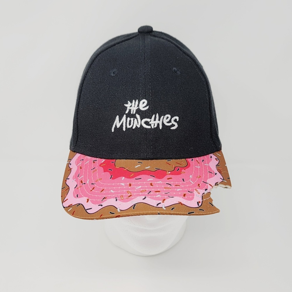 Cayler & Sons The Munchies Strapback Hat‎ Adjustable Funny Bite From Donut Brim